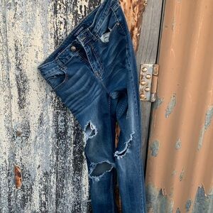 Vigoss high rise distressed jeans
